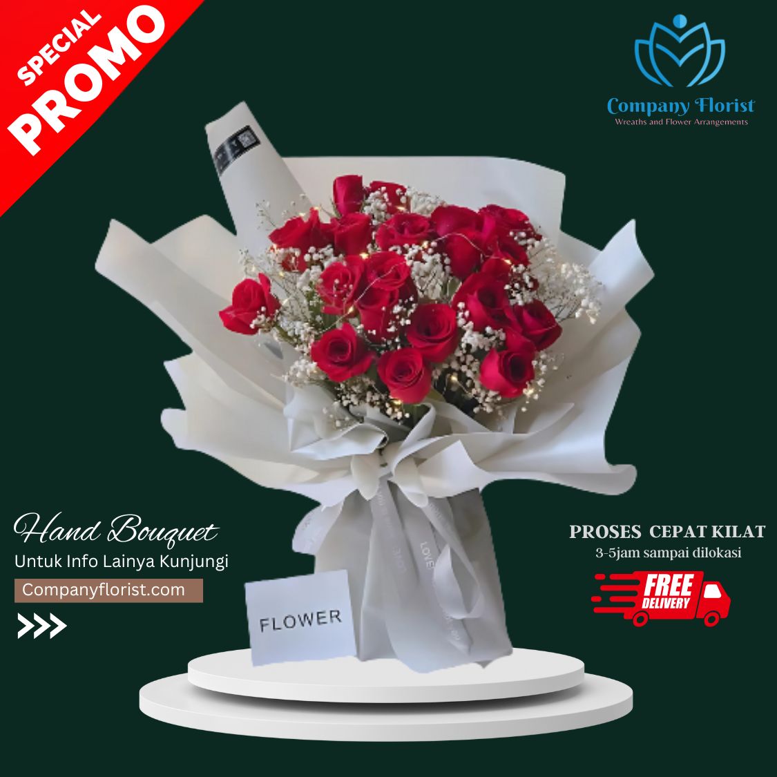 Hand Bouquet Florist Choice – Premium Quality – Company Florist